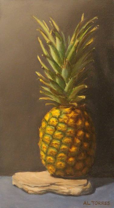 Saatchi Art Artist Al Torres; Paintings, “Pineapple,                           SOLD” #art