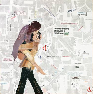 Print of Love Collage by Richard Curtner