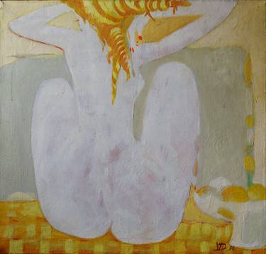 Print of Expressionism Erotic Paintings by Dohotaru Vasile