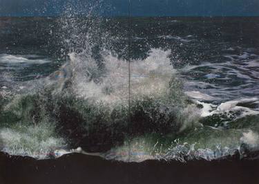 Print of Seascape Paintings by Michael Corkrey