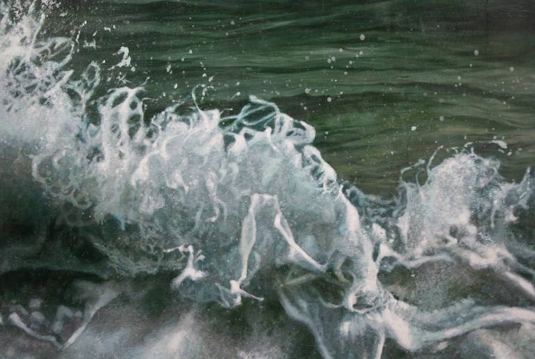Original Figurative Seascape Painting by Michael Corkrey