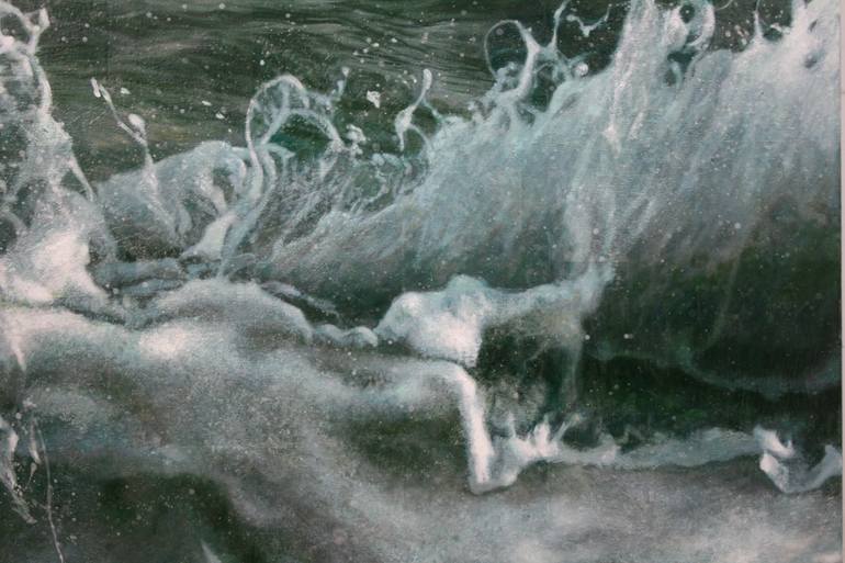 Original Figurative Seascape Painting by Michael Corkrey