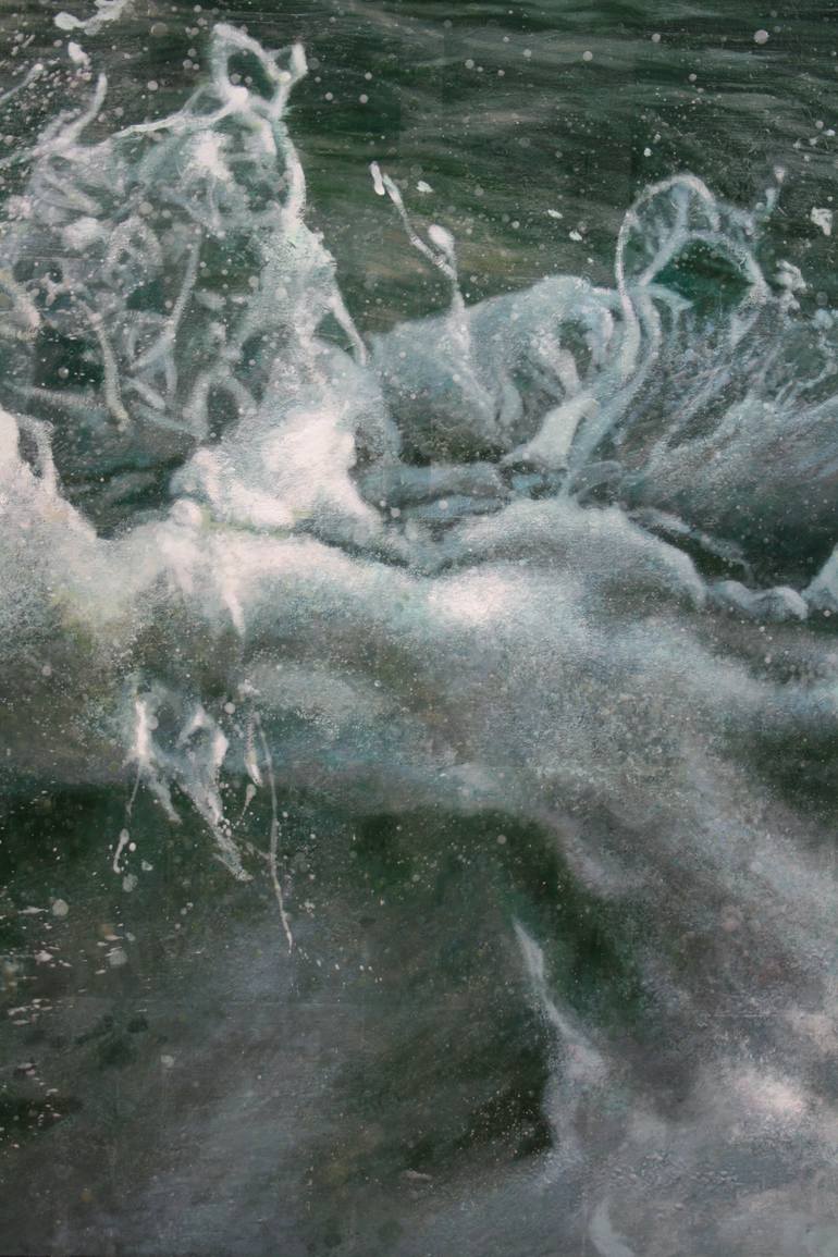 Original Figurative Seascape Painting by Michael Corkrey