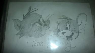 Tom And Jerry Acme Animations Studio Drawing By Sabrina Mejias