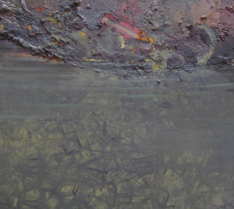 Original Expressionism Boat Painting by Giorgi Gagnidze