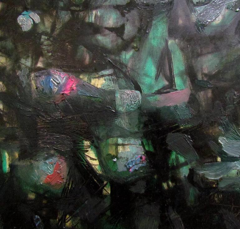 Original Expressionism Landscape Painting by Giorgi Gagnidze