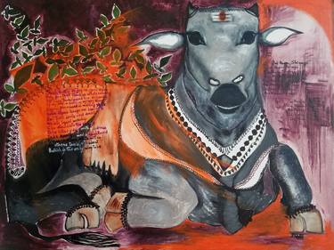 Original Conceptual Classical mythology Paintings by Padma Prasad