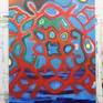 2019 #5, acrylic and spray paint on canvas, 60x48 inches