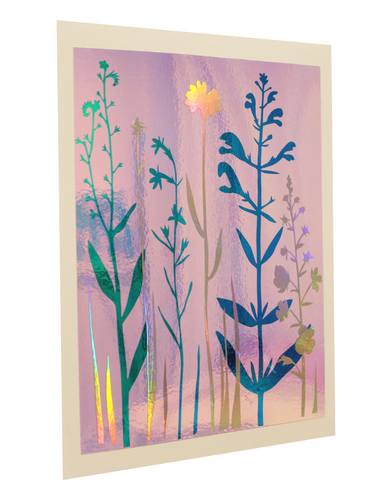 Original Abstract Nature Collage by Vivian Kim