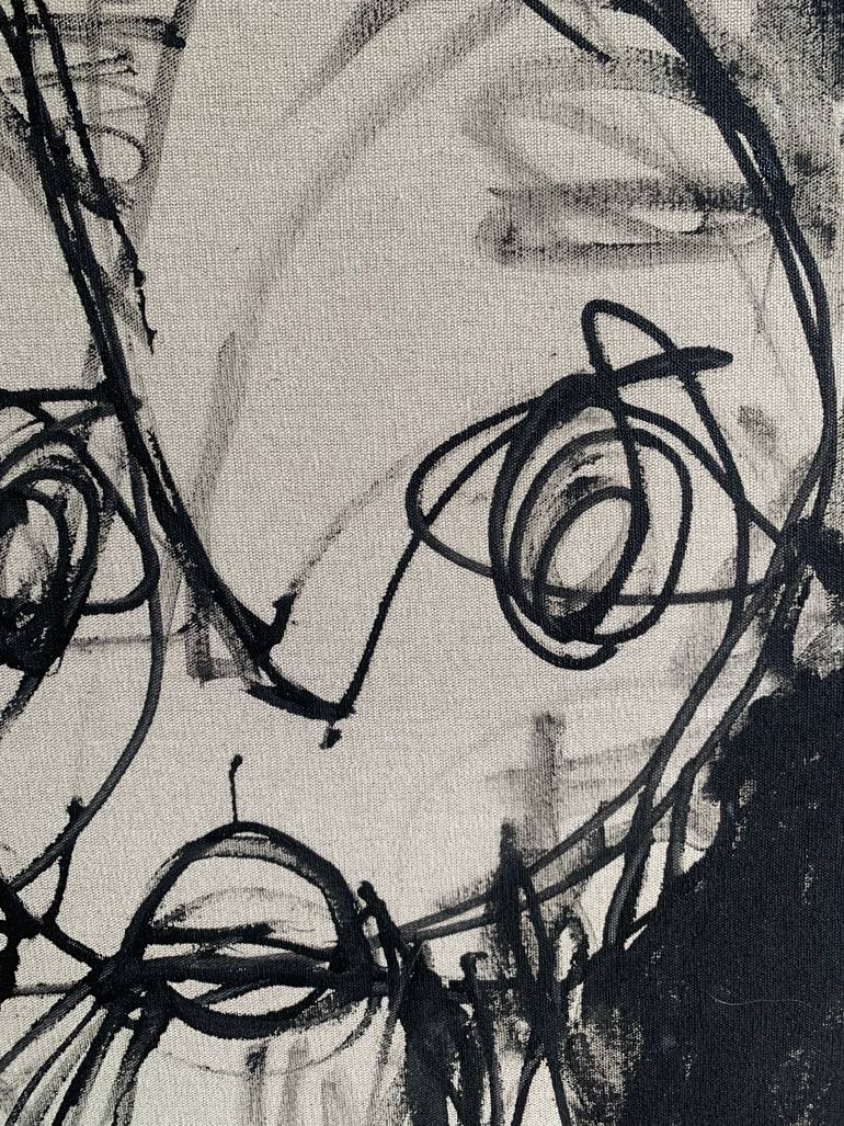 Original Expressionism People Painting by Nep -