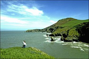 Rocky Cardiganshire Coastline - Mid Wales thumb