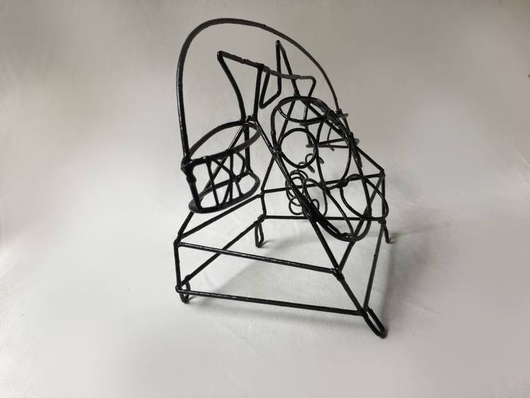 Original Figurative Humor Sculpture by Diana Roche