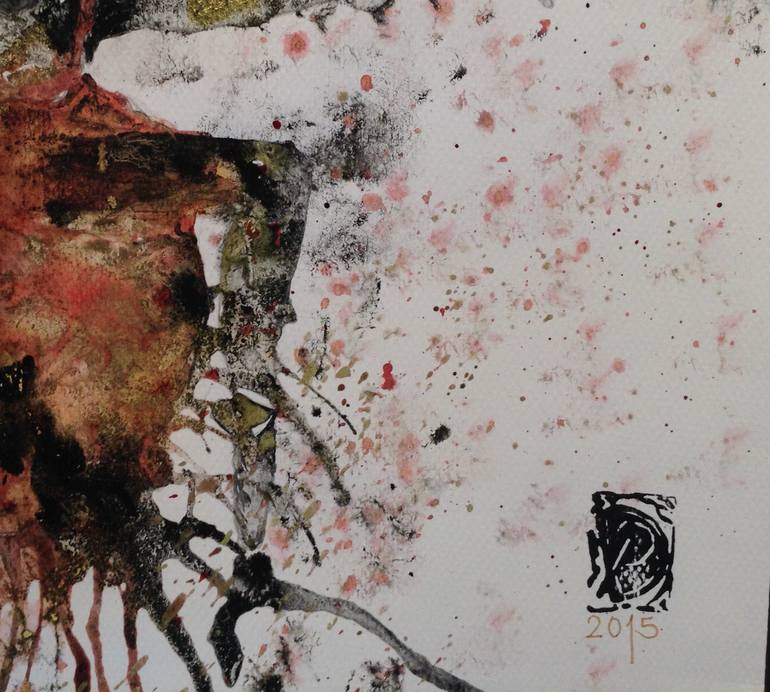 Original Abstract Performing Arts Drawing by Pelin Dorlevi