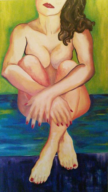 Print of Expressionism Nude Paintings by Susana Yazbek