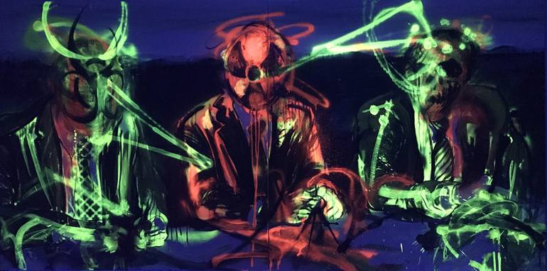 Original Contemporary People Painting by Marcin Paprota