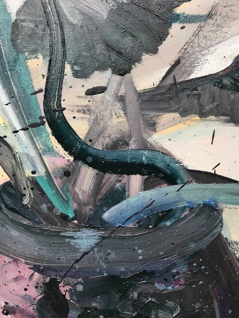 Original Abstract Expressionism Nature Painting by Marcin Paprota