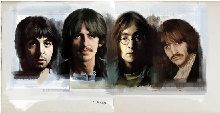 The Beatles ART OF THE WHITE ALBUM Painting by David Pucciarelli ...