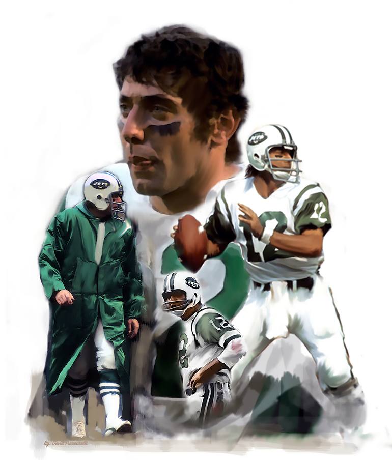 Joe Namath T-Shirt by Andrew Fare - Fine Art America