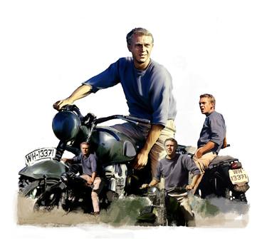 Steve McQueen CAPTAIN HILTS THE GREAT ESCAPE thumb