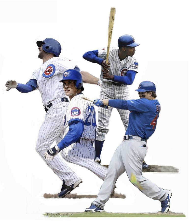 Chicago Cubs - Anthony Rizzo 16 Poster Poster Print - Item