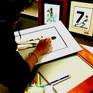 Artist Artist David Pucciarelli Completing Art Works For Mickey Mantle Baseball Classic Commerce, Oklahoma  