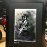 David Bowie art piece by artist David Bowie, framed and matted