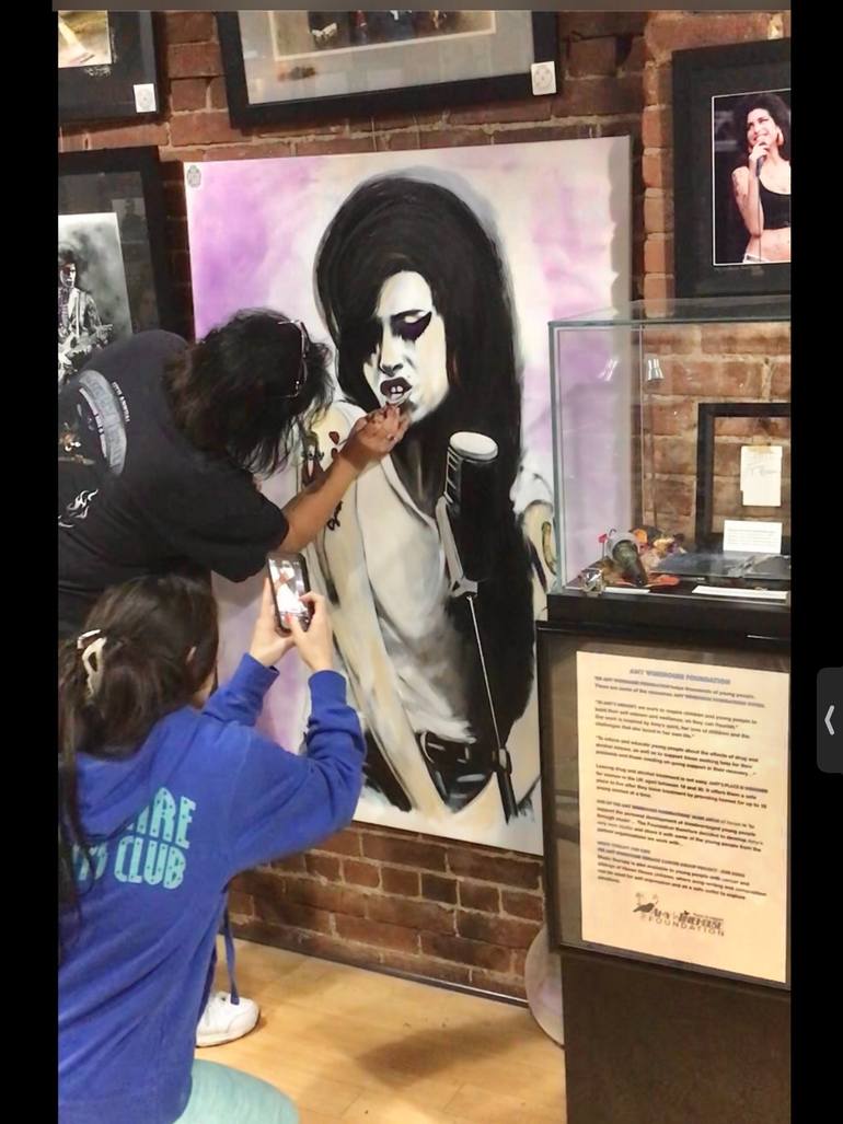 Original Realism Pop Culture/Celebrity Painting by David Pucciarelli