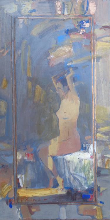 Original Figurative Nude Painting by Ihor Khilko