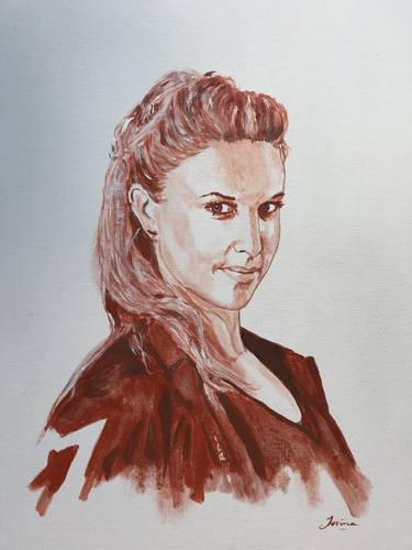 Original Portrait Painting by Josina den Burger