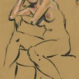 Fanny Seated On a Chair by Laurent Rossi