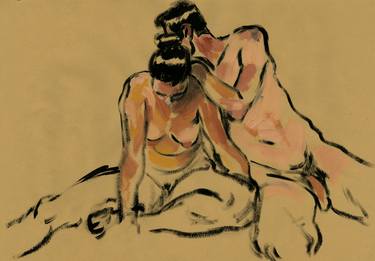 Original Nude Paintings by Laurent Rossi