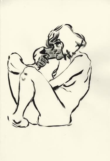 Print of Nude Drawings by Laurent Rossi