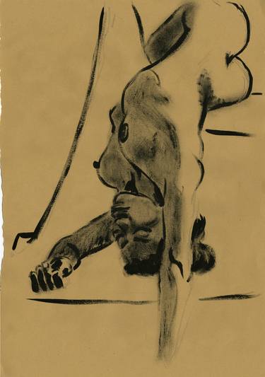 Original Nude Drawings by Laurent Rossi