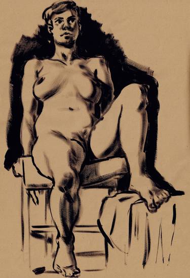 Original Figurative Nude Paintings by Laurent Rossi