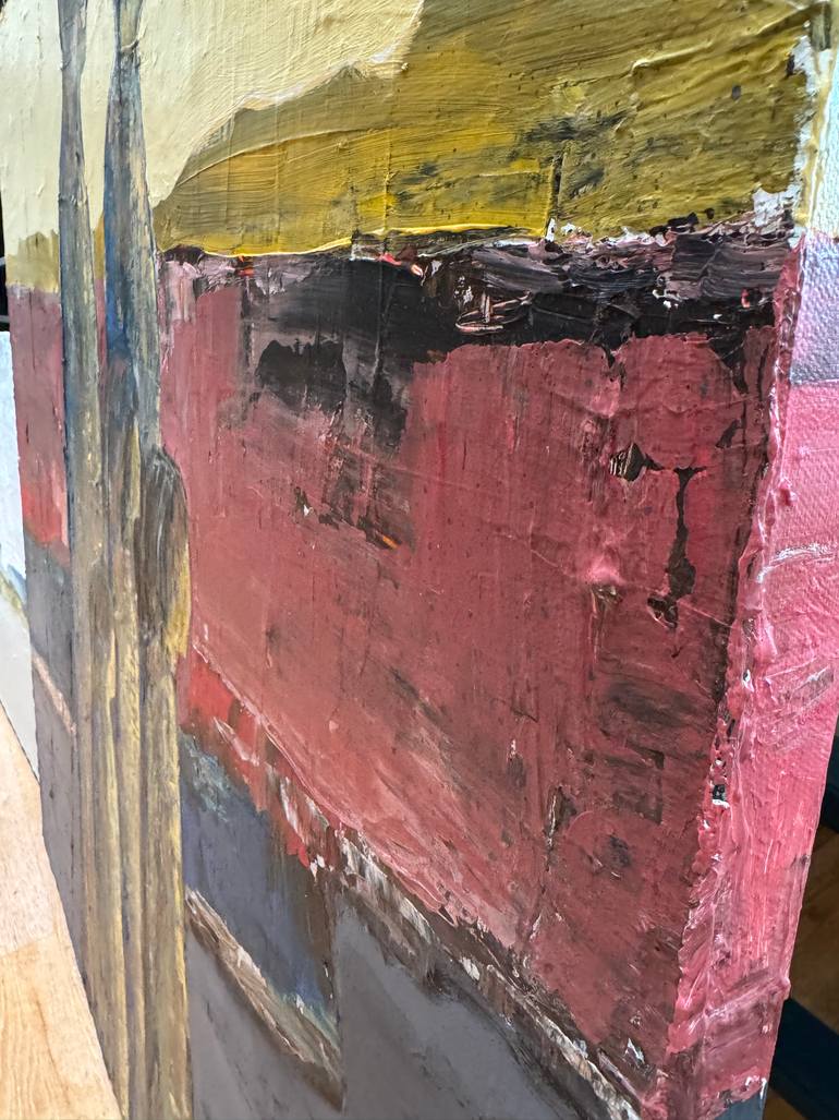 Original Abstract Family Painting by Paula Langstein