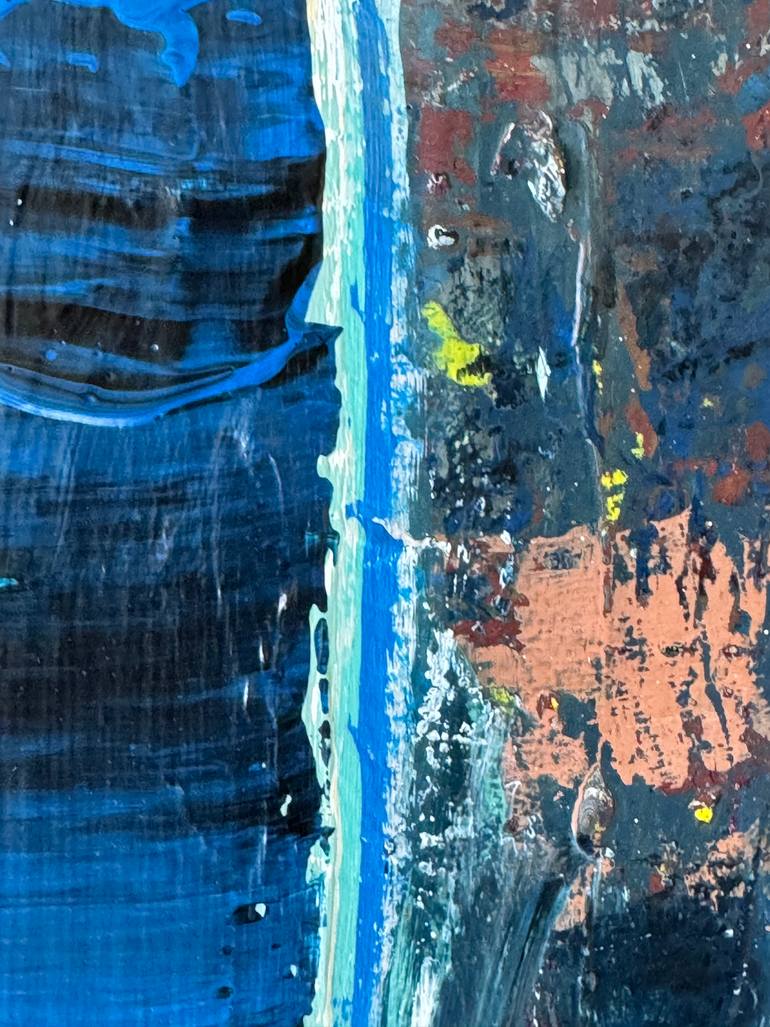 Original Abstract Expressionism Abstract Painting by Paula Langstein