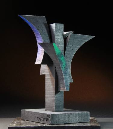 Original Conceptual Abstract Sculpture by Richard Arfsten