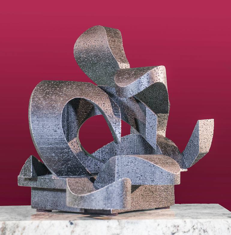 Original Dada Abstract Sculpture by Richard Arfsten