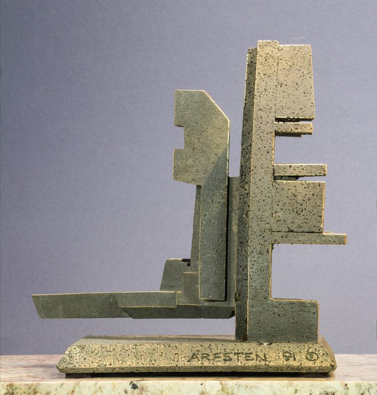 Original Abstract Boat Sculpture by Richard Arfsten