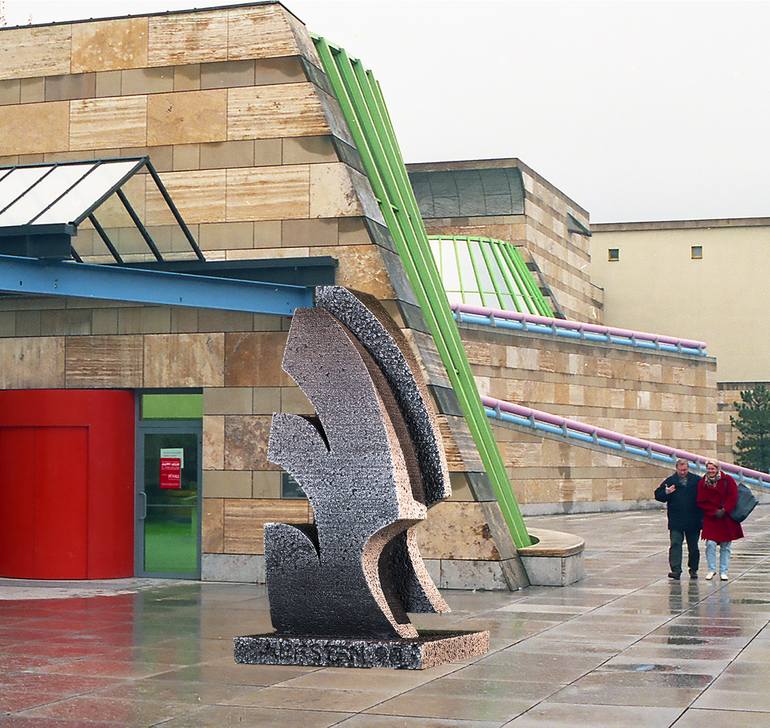 Original Art Deco Abstract Sculpture by Richard Arfsten