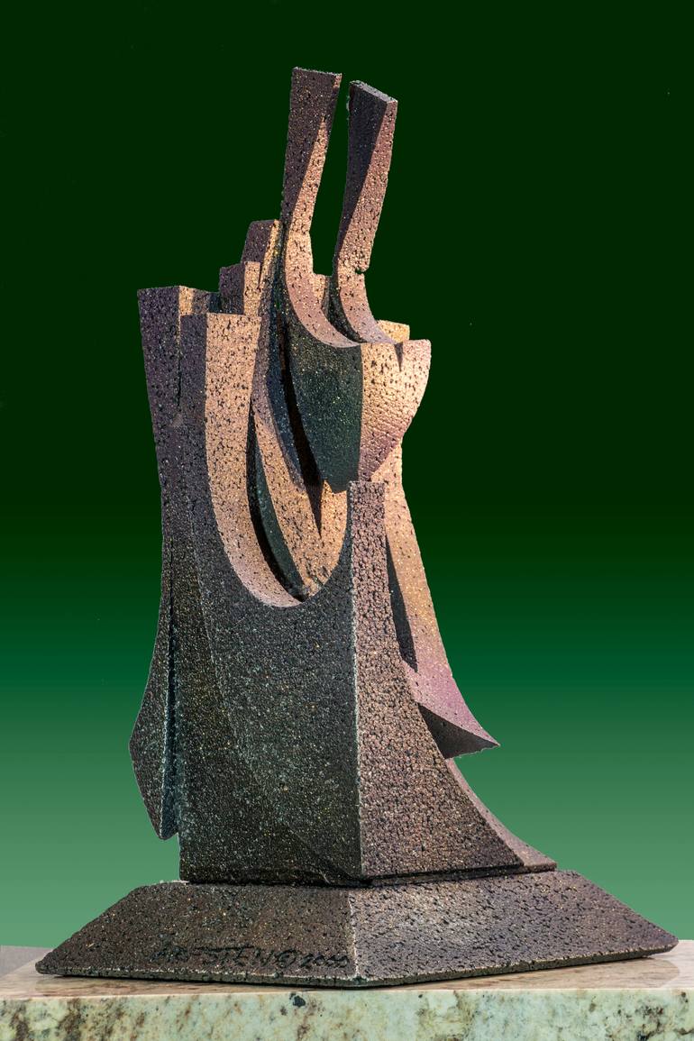 Original Abstract Expressionism Politics Sculpture by Richard Arfsten