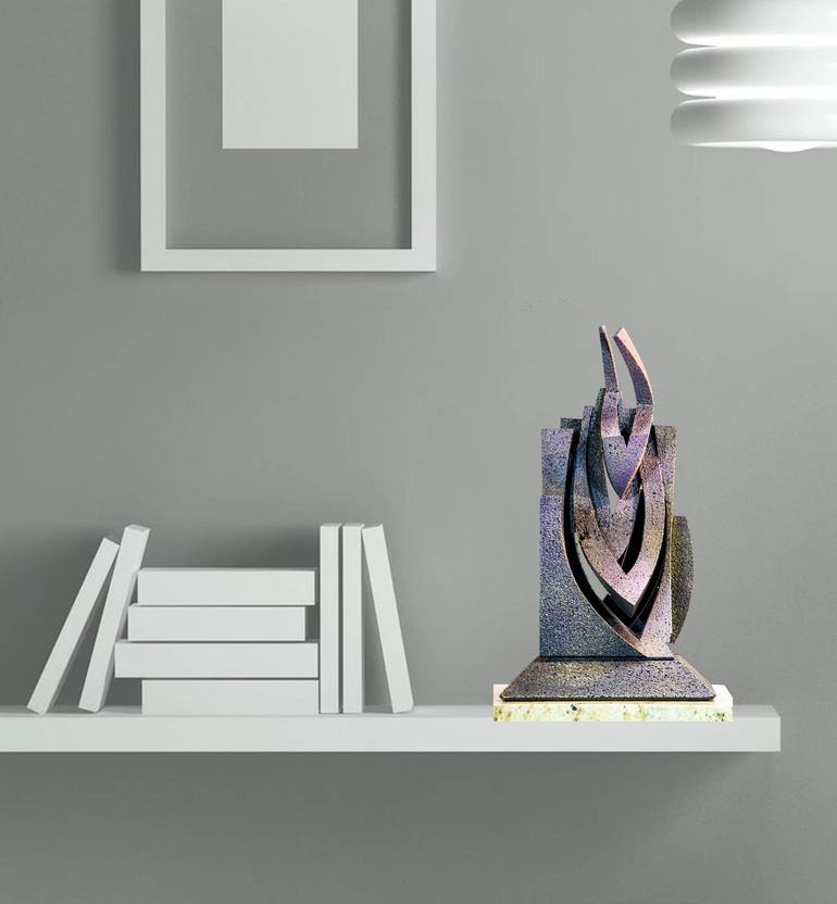Original Abstract Expressionism Politics Sculpture by Richard Arfsten