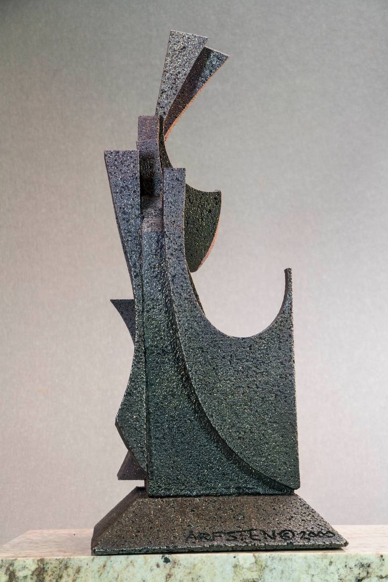 Original Abstract Expressionism Politics Sculpture by Richard Arfsten