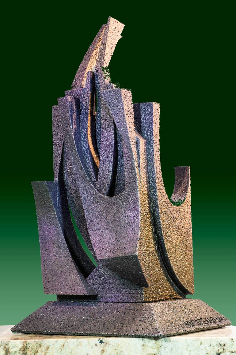 Original Abstract Expressionism Politics Sculpture by Richard Arfsten