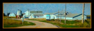 Original Impressionism Architecture Mixed Media by Richard Arfsten