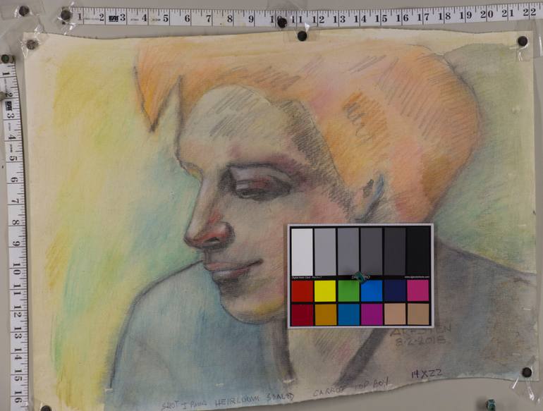 Original Expressionism People Painting by Richard Arfsten