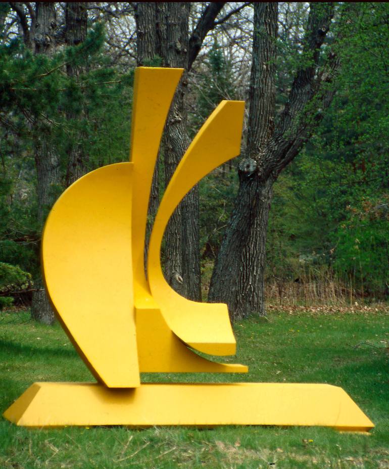 Original Cubism Abstract Sculpture by Richard Arfsten