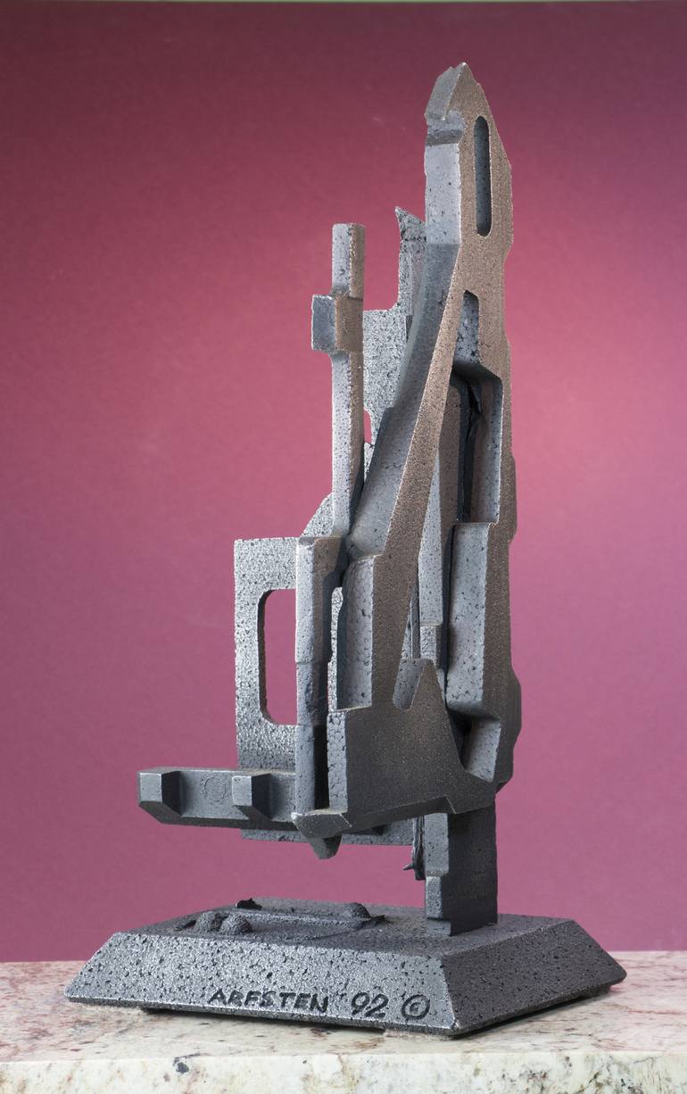 Original Abstract Architecture Sculpture by Richard Arfsten