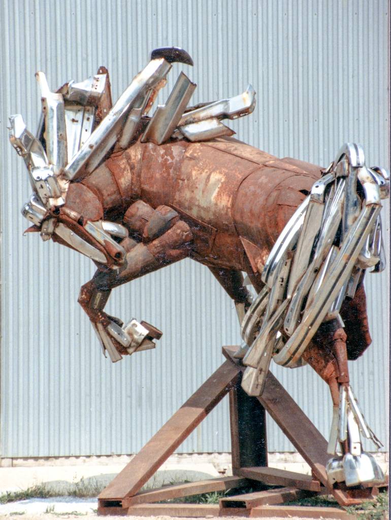 Original Figurative Animal Sculpture by Richard Arfsten