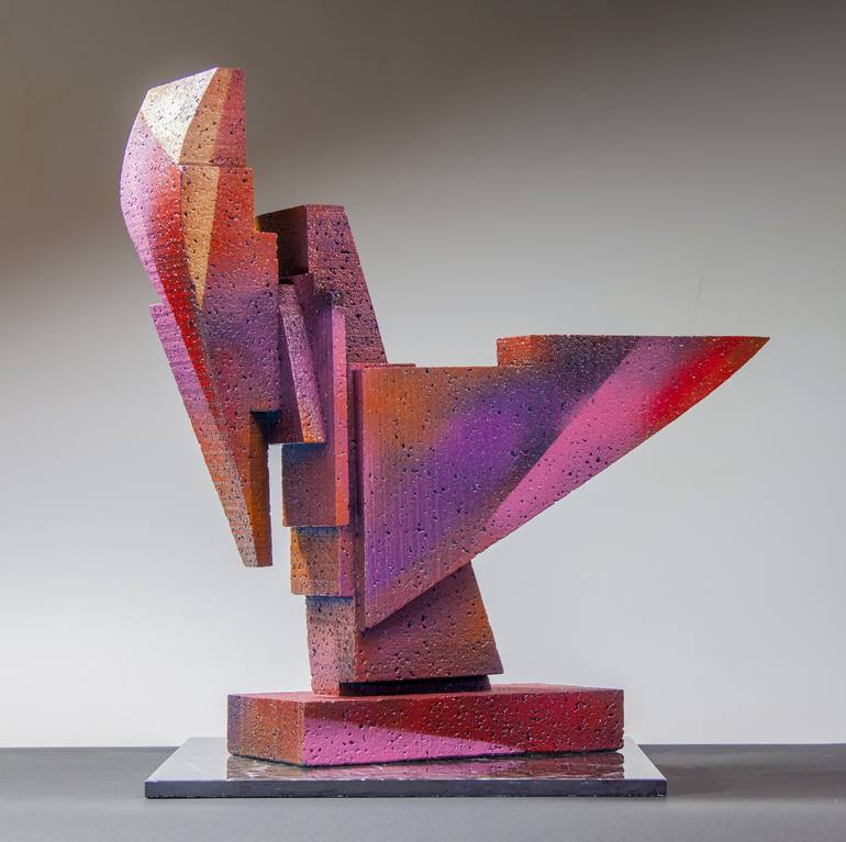 Original Abstract Animal Sculpture by Richard Arfsten